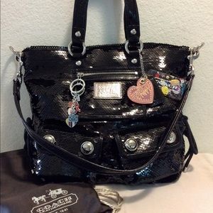⛔️SOLD⛔️ Rare Coach POPPY Sequin Spotlight Bag